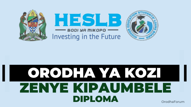 Orodha ya Kozi za Diploma Zinazostahili Mkopo kutoka HESLB 2025