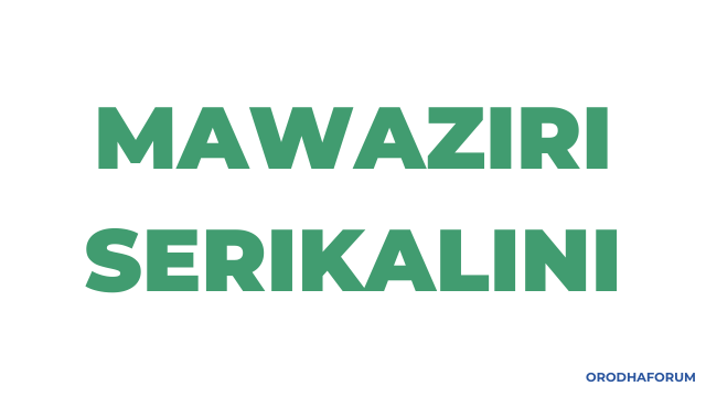 Orodha ya Mawaziri wa Serikali 2025