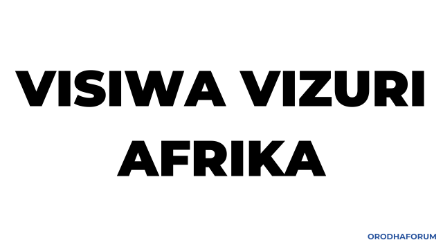 Orodha ya Visiwa Vizuri Afrika 2025
