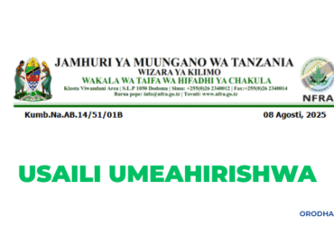 Kuahirishwa kwa Usaili NFRA
