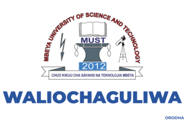 Orodha ya Waliochaguliwa Chuo cha Mbeya (MUST) 2025-26 PDF