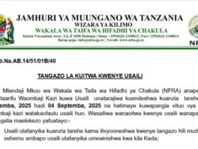 Walioitwa Kwenye Usaili NFRA Septemba 2025