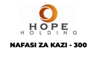 Nafasi za Kazi 300 Hope Holding Dar es Salaam