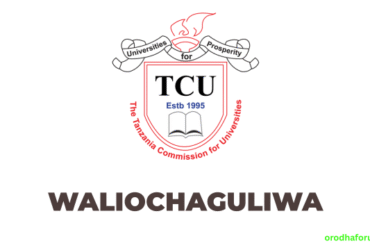 Waliochaguliwa Vyuo Vikuu Awamu ya Pili TCU 2025