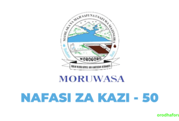 Nafasi za Kazi MORUWASA 2025