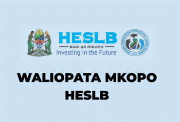 Waliopata Mkopo 2025 HESLB