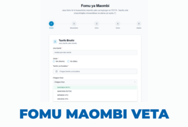 Fomu ya Maombi Kujiunga na YEFFA VETA 2026