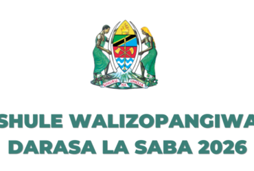 Waliochaguliwa Kidato cha Kwanza ama Form One 2026 Mwanza
